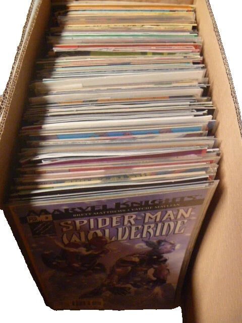 100 x BULK LOT OF MARVEL, DC & INDEPENDENT TITLE U.S. COMICS