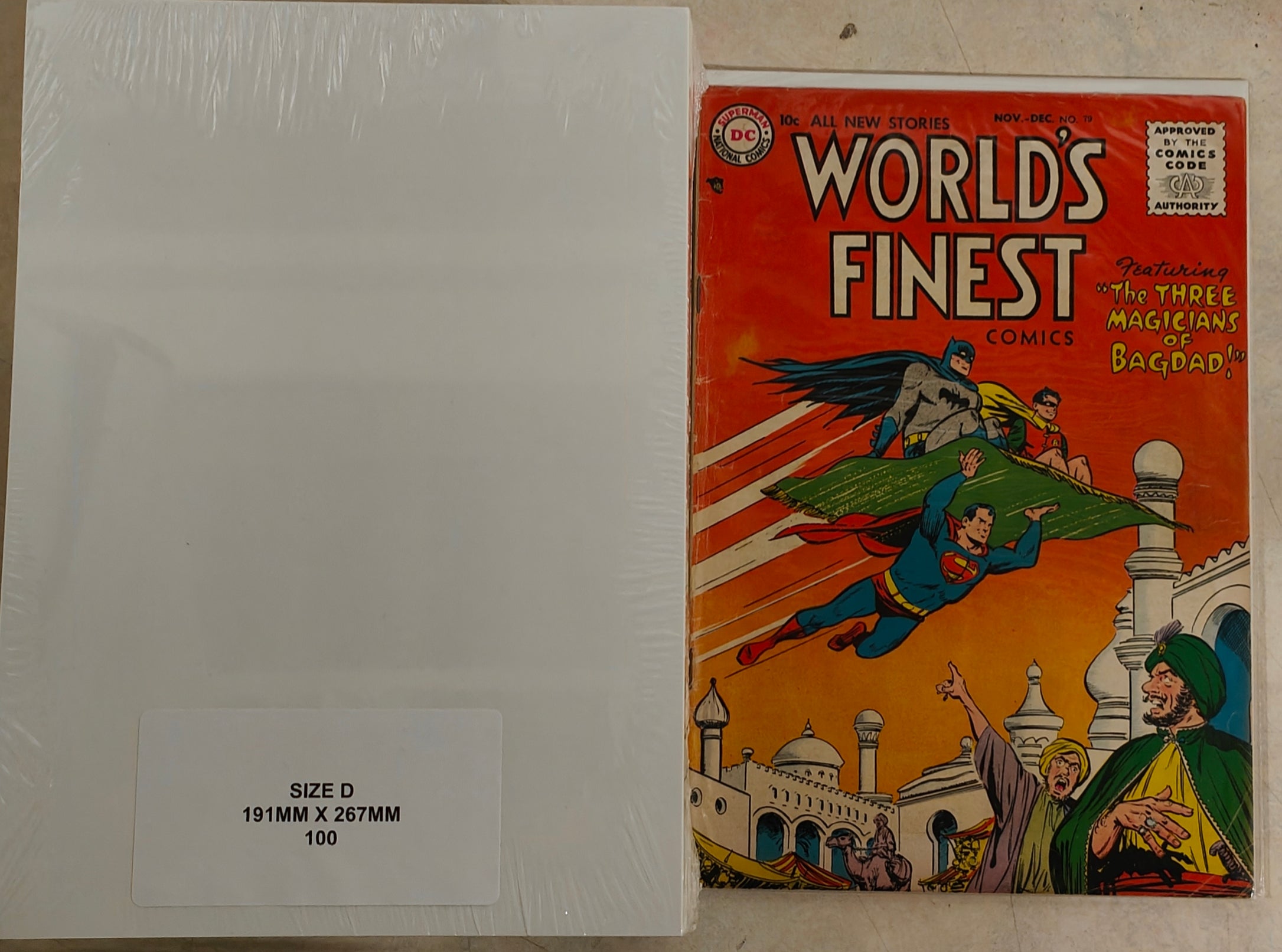 Size D - GOLDEN AGE SIZE COMIC BACKING BOARDS