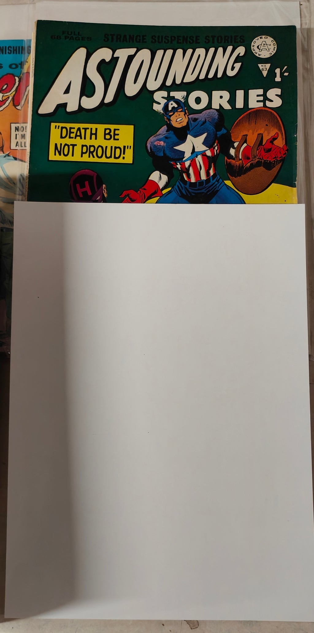 ALAN CLASS COMIC SIZE BACKING BOARDS (SIZE D)