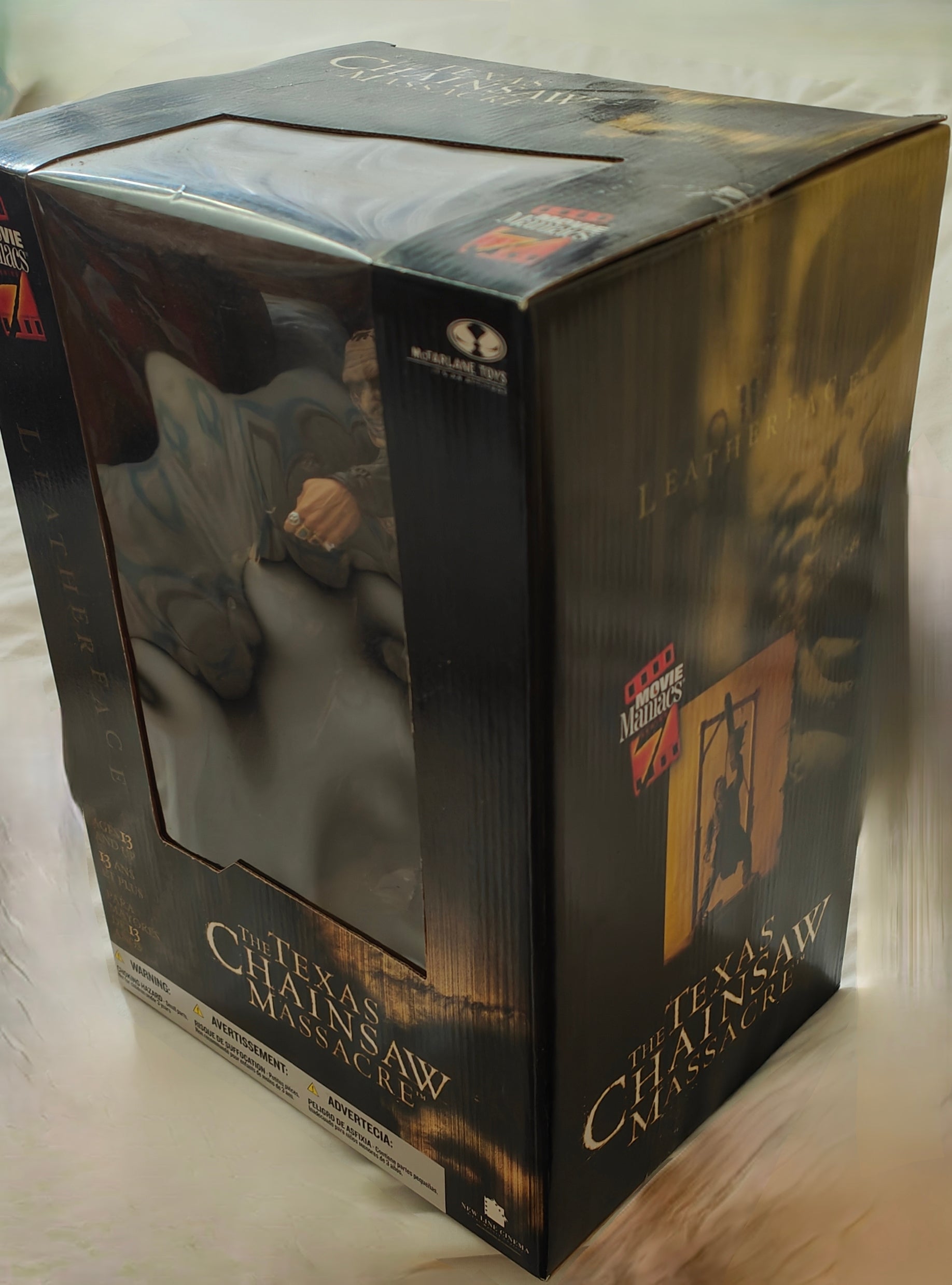 McFarlane Toys Movie Maniacs Series 7 - Leatherface Deluxe Boxed Set 12" Figure