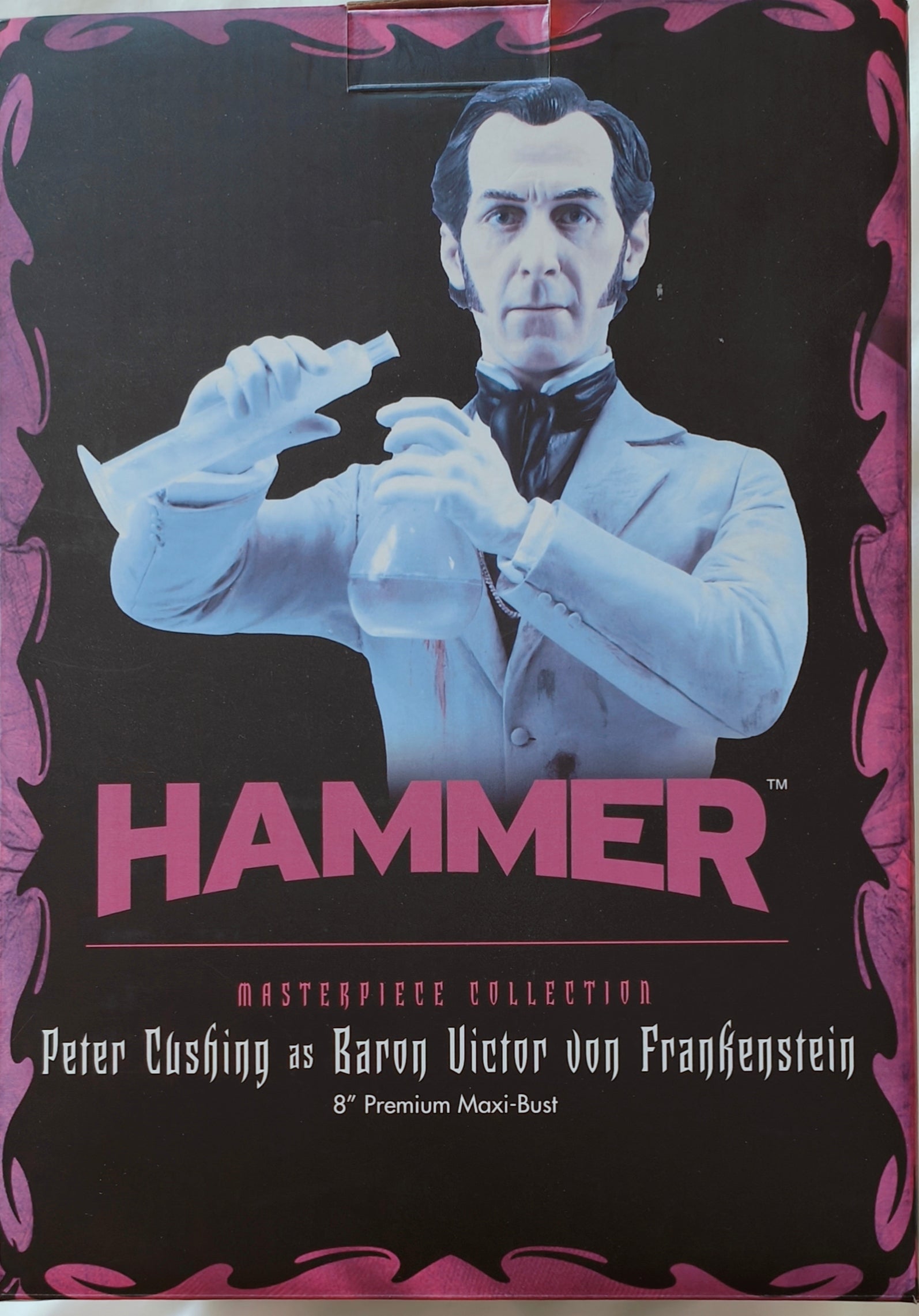 Titan Hammer Horror Masterpiece - Peter Cushing as Baron Von Frankenstein. 8"premium maxi bust