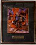 STAR TREK "BEAMING TO VULCAN" FRAMED PICTURE