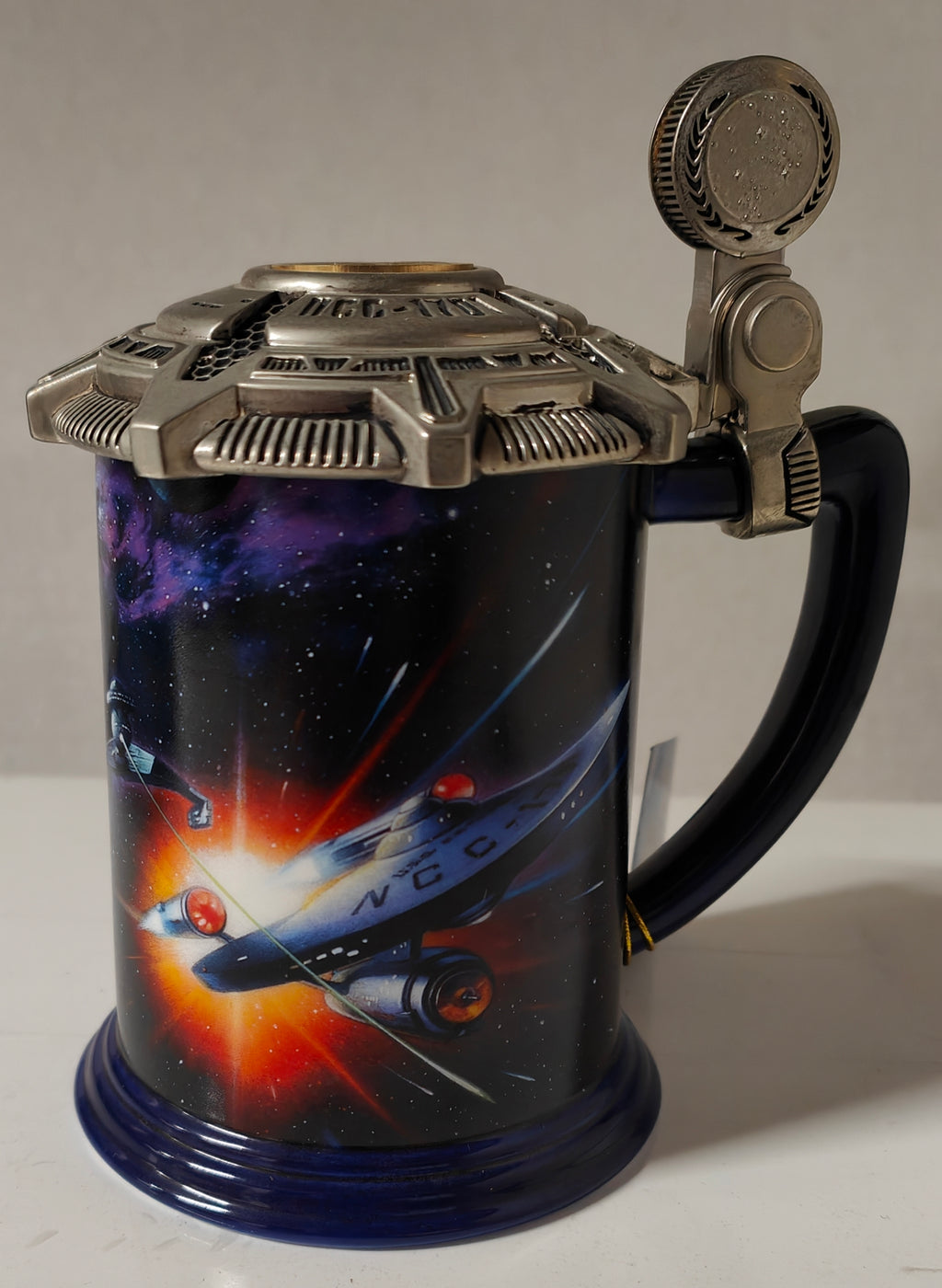 Star Trek Franklin Mint Collector Tankard Tsuneo Sandra Artwork