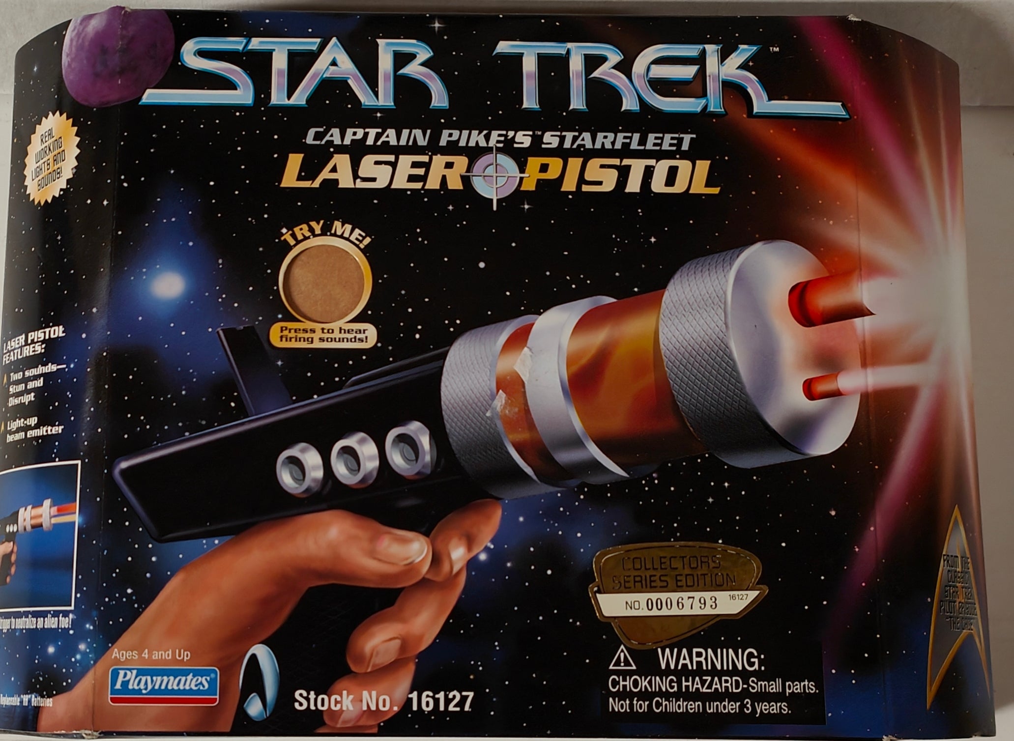 STAR TREK - CAPTAIN PIKE'S STARFLEET LASER PISTOL