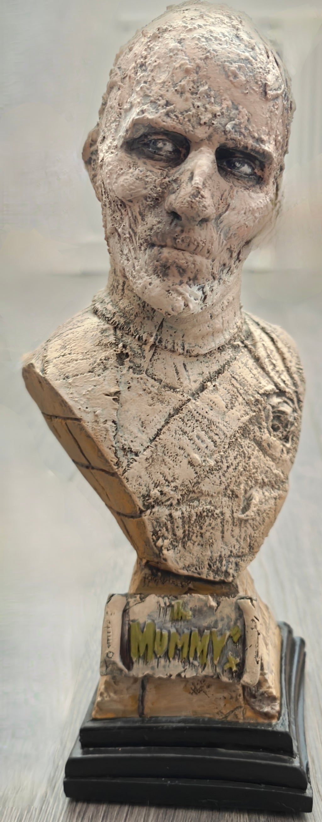 CHRISTOPHER LEE AS THE MUMMY HIGHLY DETAILED RESIN BUST - RARE - 10" TALL