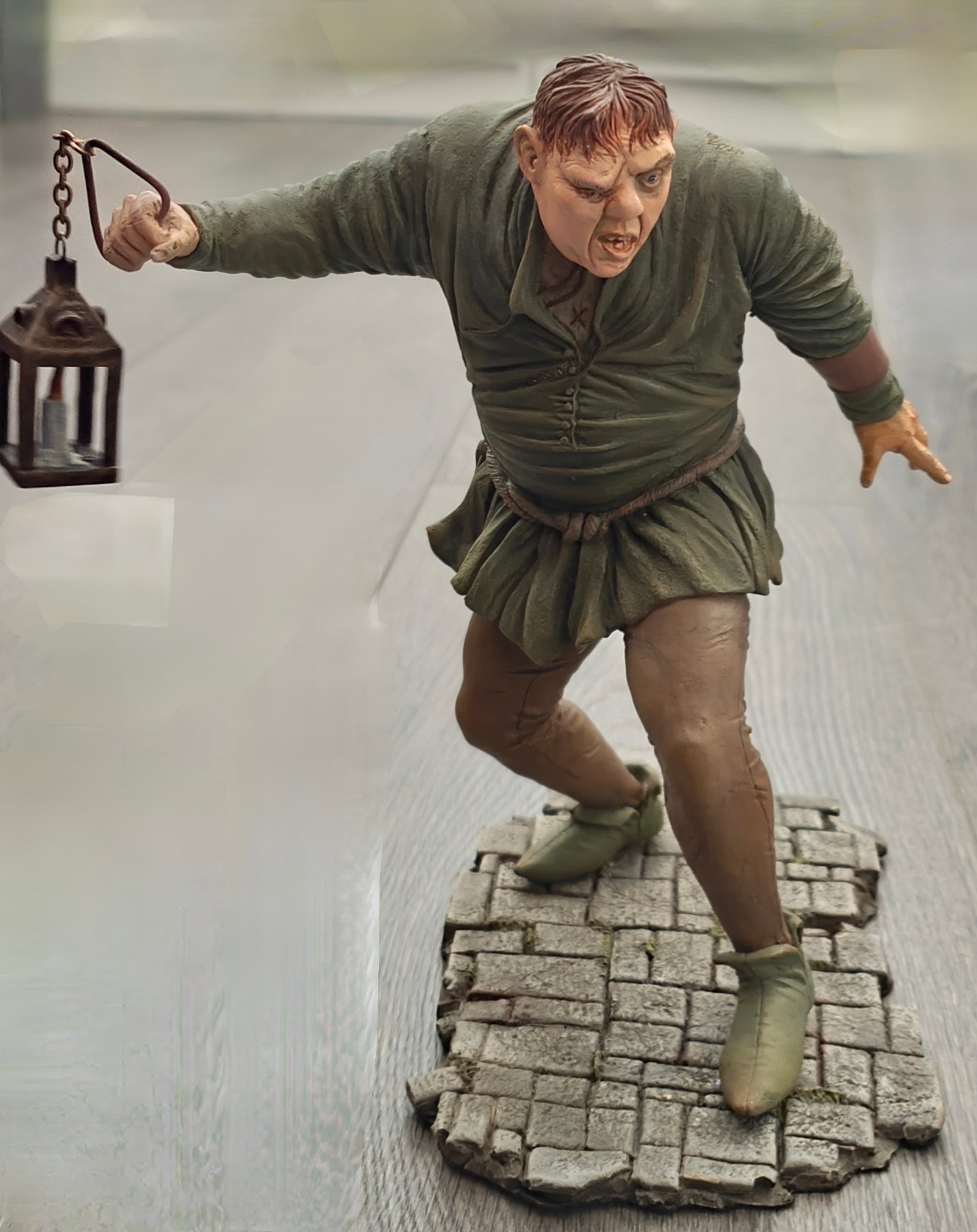QUASIMODO - CUSTOM BUILT AND PAINTED HIGHLY DETAILED FIGURINE 8 1/2" TALL