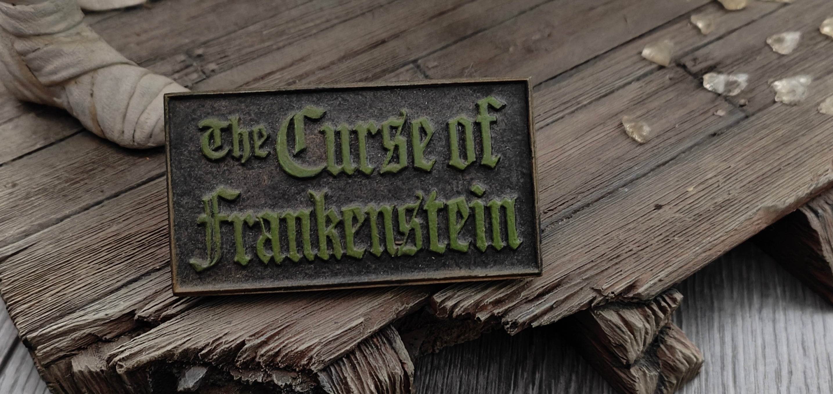 THE CURSE OF FRANKENSTEIN - CUSTOM BUILT AND PAINTED HIGHLY DETAILED DIORAMA KIT 16" TALL