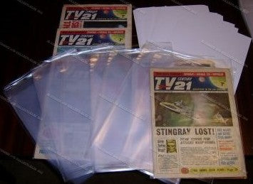 Size K.  TV Century 21 size Polypropylene storage bags