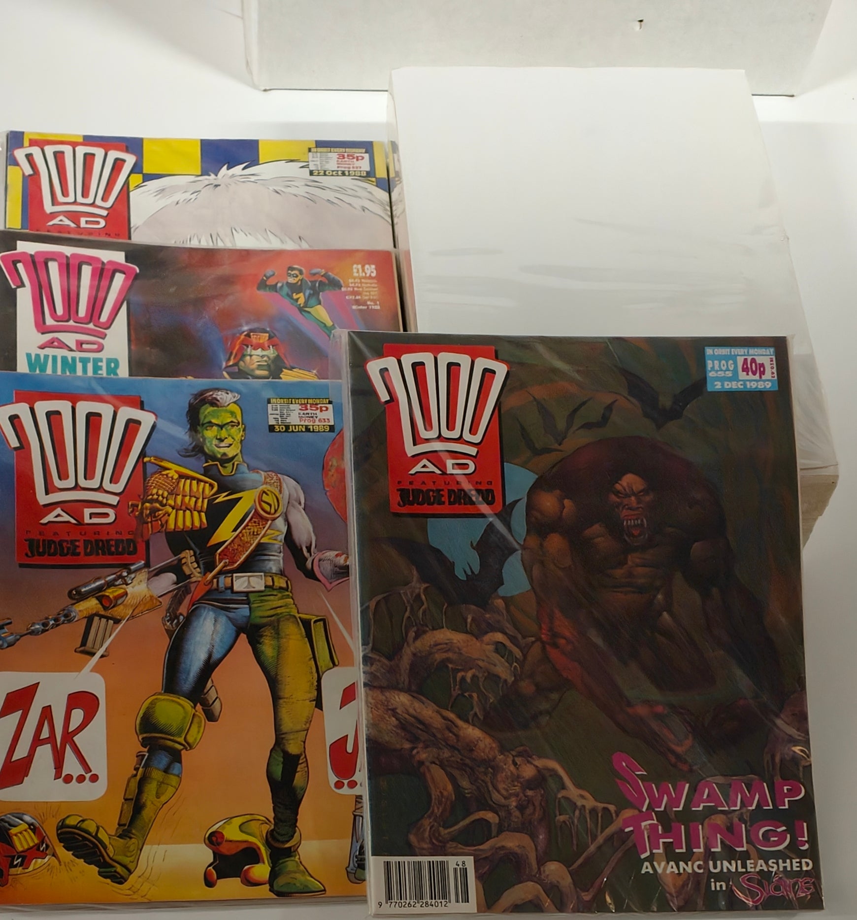 Size H. LATER SIZE 2000AD COMIC STORAGE BAGS. FOR PROGS # 520 ONWARDS
