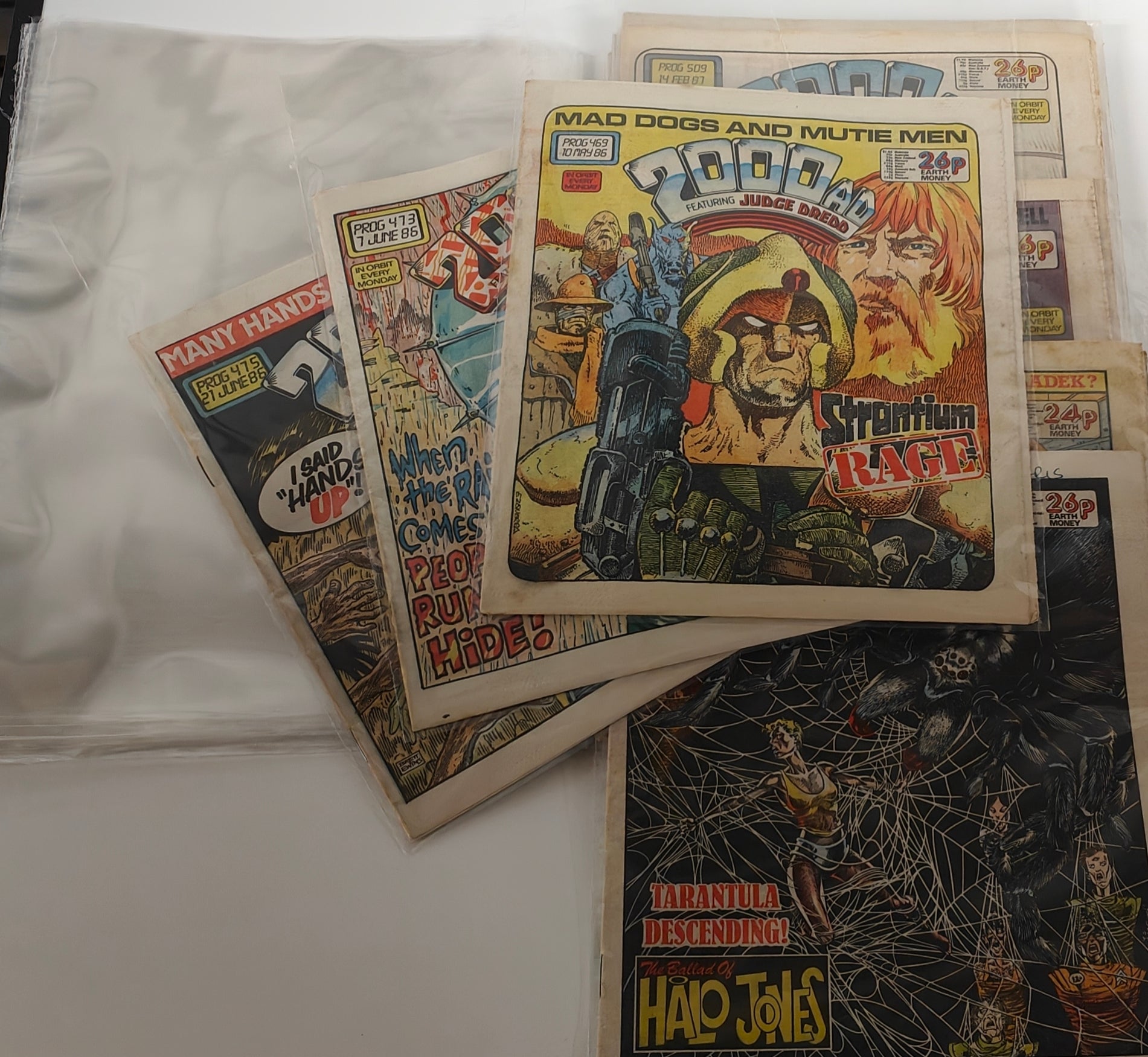 Size F.  Early size 2000AD Backing Boards